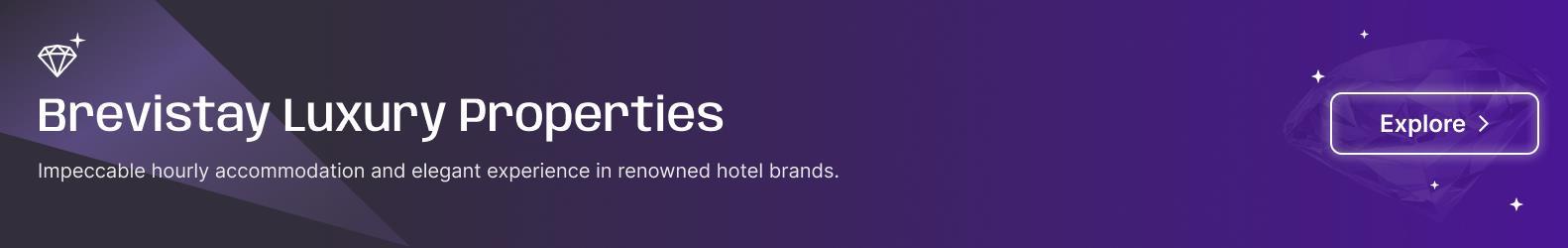 Brevistay luxury hotels banner